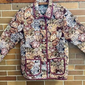 Vintage Cat Tapestry Jacket